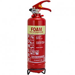 1 Litre Foam Fire Extinguisher with Transport Bracket