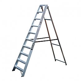 Heavy-Duty Swingback Step Ladders - 10 Tread