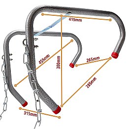 Vigil Two-Storey Fire Escape Ladder – Window Hook Measurements