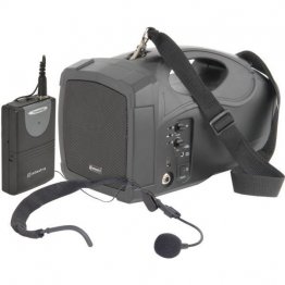 Portable PA System with Neckband Mic