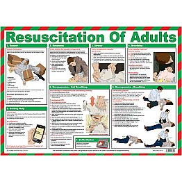 Resuscitation Of Adults Poster A2
