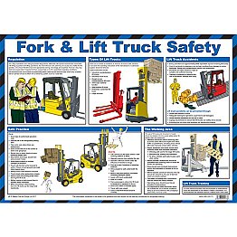 Fork & Lift Truck Safety A2 Poster