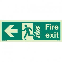 NHS Fire Exit Left 430HTM