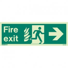 NHS Fire Exit Right 435HTM