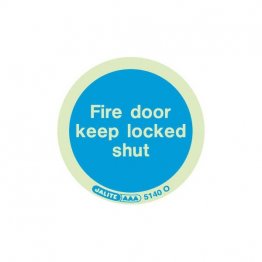Fire door keep locked shut 5140 10-pack