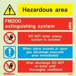 FM200 Extinguishing System 6515