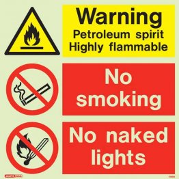 Warning Petroleum Spirit 7389