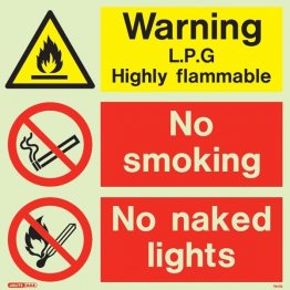 Warning L.P.G 7541