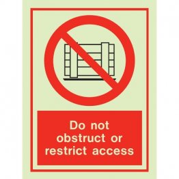Do Not Obstruct 8190