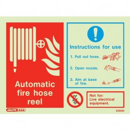 Automatic hose reel instruction 6394D