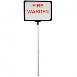 Telescopic Fire Warden Sign