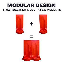 Modular Fire Extinguisher Stand