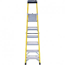 Heavy-Duty Platform Step Ladder - Front View Closed