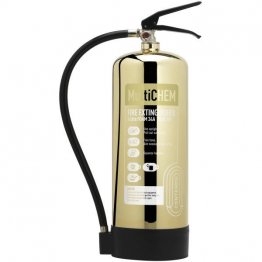 Polished Gold 6ltr MultiChem Extinguisher