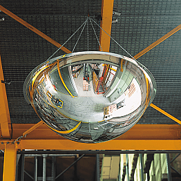 Full Dome Safety Mirror with Hanging Chain