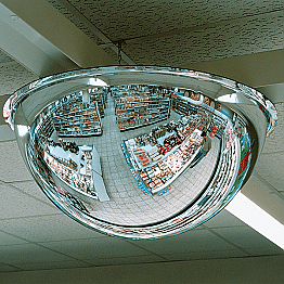 Full Dome Safety Mirror – 600mmPanoramic 360° Dome Ceiling Mirror - Without Chain