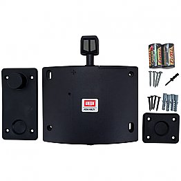 Union Wireless Fire Door Holder Black - Box Contents