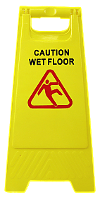 Wet Floor Sign - English Version