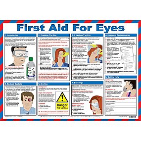 First Aid For Eyes Poster A2
