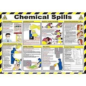 Chemical Spills Poster A2