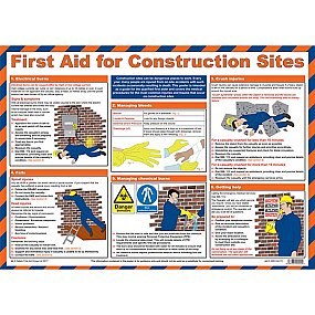 First Aid For Construction Sites Poster A2