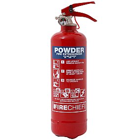 Boat 1kg Powder Fire Extinguisher - MED Approved