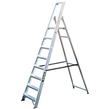 Heavy-Duty Platform Step Ladders - 8 Tread