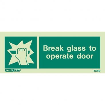 Break Glass to Operate door