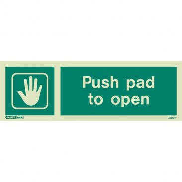 Push Pad To Open 4273