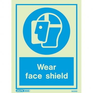 Wear Face Shield 5025