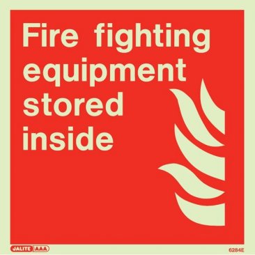 Fire Fighting Equipment Stored Inside 6284