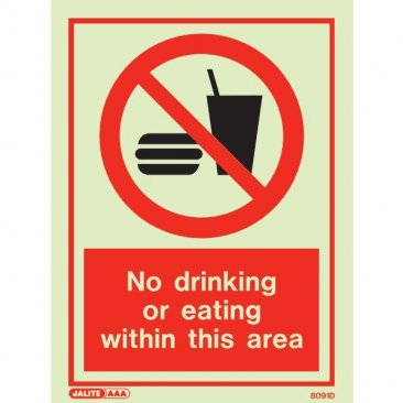 No Drinking Or Eating 8091
