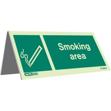 Tabletop Smoking Area Pack of 5 TT3655-1