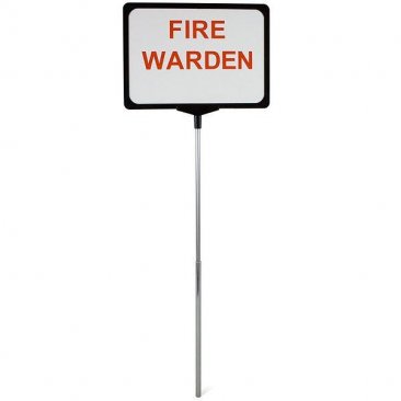 Telescopic Fire Warden Sign