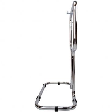 Double chrome fire extinguisher stand