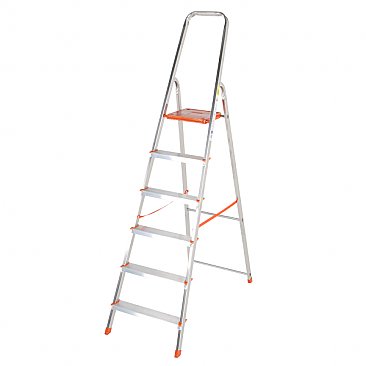 Light-Duty Platform Step Ladder - 6 Tread