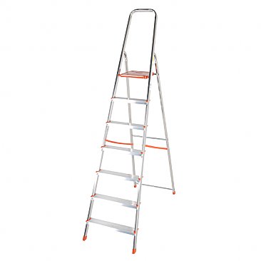 Light-Duty Platform Step Ladder - 7 Tread