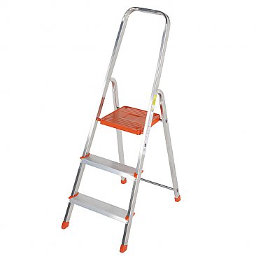 Light-Duty Platform Step Ladder - 3 Tread