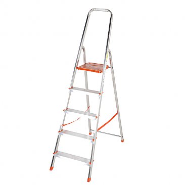 Light-Duty Platform Step Ladder - 5 Tread
