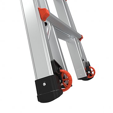 Little Giant Conquest All-Terrain Multi-Purpose Ladders - Tip and Glide Wheels