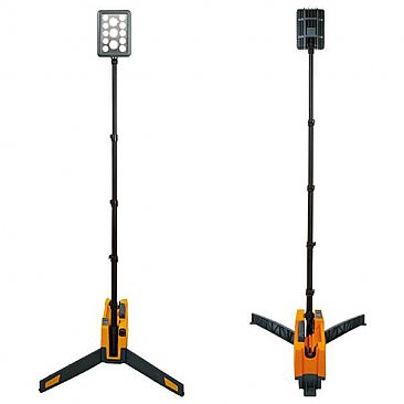Portable Rechargeable LED Lighting System - Front & Back