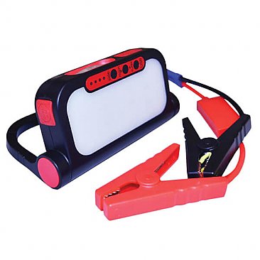 Rechargeable Jump Starter with Light - With Jump Leads