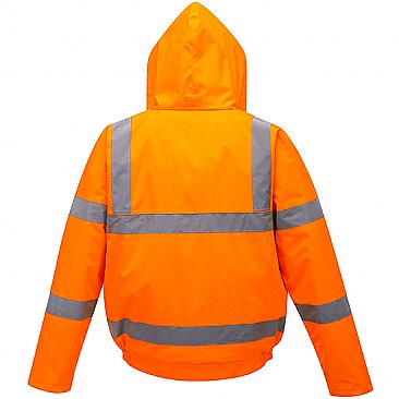 Hi-Vis Orange Bomber Jacket