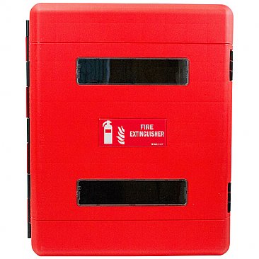 Wall Mounted Double Fire Extinguisher Cabinet