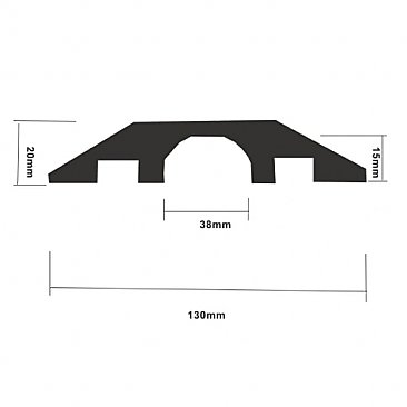 Floor Cable Cover - Dimensions
