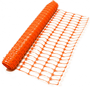 Orange Plastic Barrier Mesh