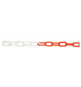 Plastic Barrier Chain 25m Red & White