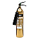 Polished Gold 2kg CO2 Extinguisher