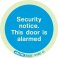 Security Notice Door Alarmed Pack of 10 5480