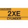 Hazchem Cylinder 2XE HAZCYL2XE
